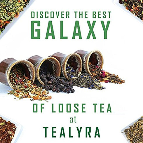Tealyra Pure Lemongrass - Loose Leaf Herbal Tea, Caffeine-Free, Wellness Healthy Herb Tea, 224g