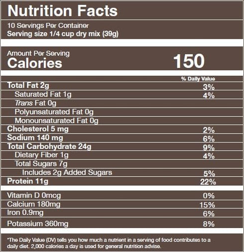 11g 13.5 oz Heavenly Waffles Mix, Chocolate Espresso, Protein, Yogurt Based, Healthy and Nutritiously Balanced