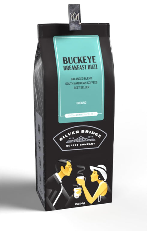 Silver Bridge Coffee Company Regular Coffee Buckeye Breakfast Buzz | 12oz Specialty