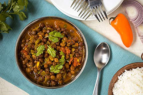 10 lb Black Chickpeas (Kala Chana), Bulk Dried Desi Chickpeas with Nutty Flavor & Firm Texture, Ideal for Indian