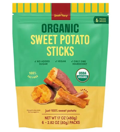 Generic Organic Sweet Potato Sticks, 2.82 oz, 100% Real Sweet Potatoes Made from