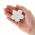 Global Sugar Art Fruit Blossom Sugar Cake Flowers, White with Wires, 12