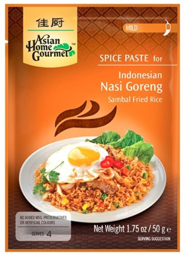 Asian Home Gourmet : Indonesian Sambal Fried Rice (Pack of 12)