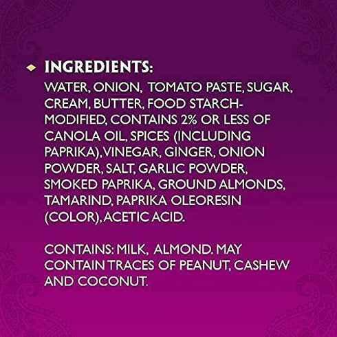 Simmer 15 (Pack 3) Patak's Butter Chicken Sauce with Tomato, Cream & Spices, No Artificial Flavors, Gluten-Free