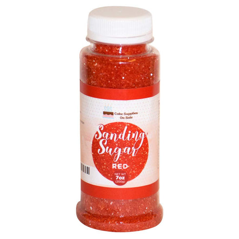 Sanding Sugar Red, 7 oz