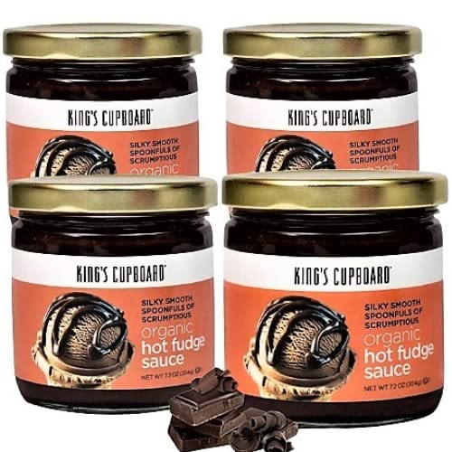 King's Cupboard Organic Hot Fudge Sauce - The Perfect Hot Chocolate Sauce