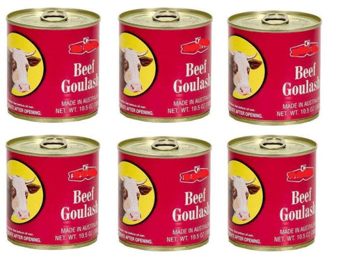 Generic Beef Goulash, 10.5 oz, Pack of 6, 300g Each