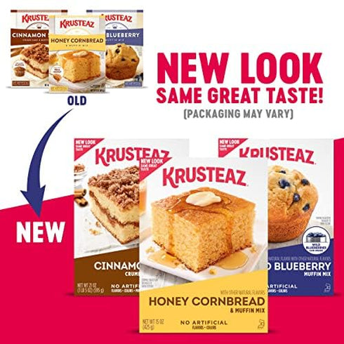 17.1 OZ (Pack 6) Krusteaz Wild Blueberry Muffin Mix