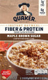 12.1 Oz Quaker Instant Oatmeal, Maple & Brown Sugar