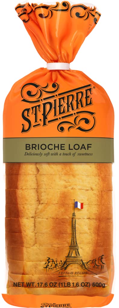 St. Pierre , Sliced Brioche Loaf, 17.6 Oz