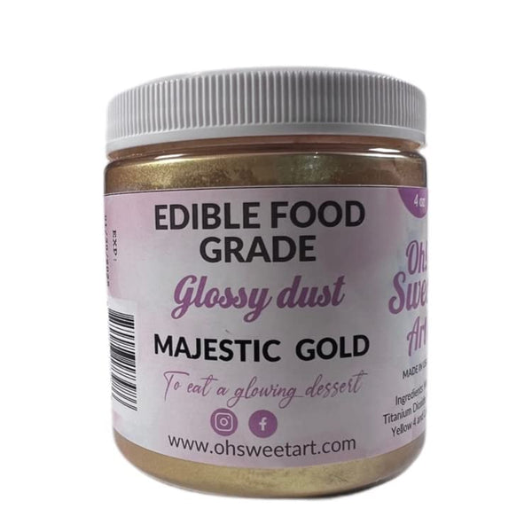 OH SWEET ART - Glossy Dust - Edible Gold Luster Dust -