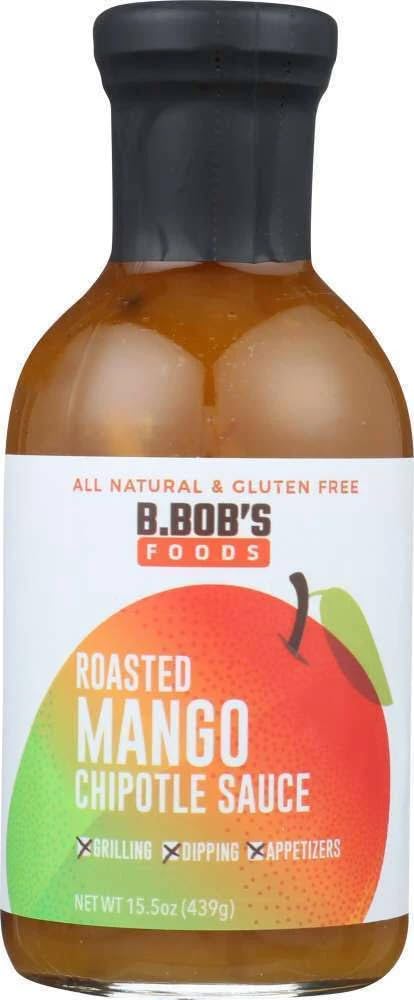 Bronco Bob's Roasted Mango Chipotle Sauce, 15.5oz, Pack of 2
