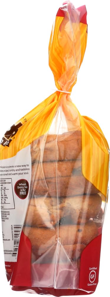 4 (Pack 4) Udis Gluten Free Cinnamon Raisin Bagel Ct