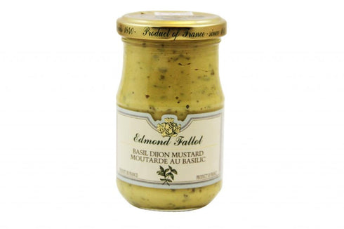 Edmond Fallot Basil Dijon Mustard by , 200g