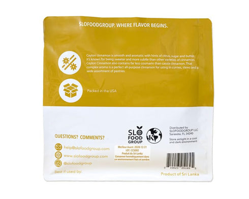 1 Lb -5 Inch Slofoodgroup -Ceylon Cinnamon Sticks - - Pure Ceylon Cinnamon Quills Cut Cinnamon Spice from Sri Lanka