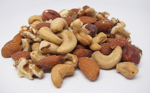 Generic 40 Oz Mixed Nuts Cashew Almond Hazelnut Pecan Whole Roasted with Sea Salted Snack Blend Resealable Jar