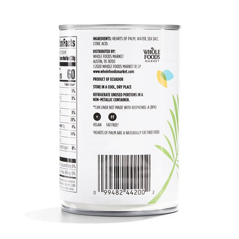 365 14.1 by Whole Foods Market, Whole Hearts Of Palm, Ounce