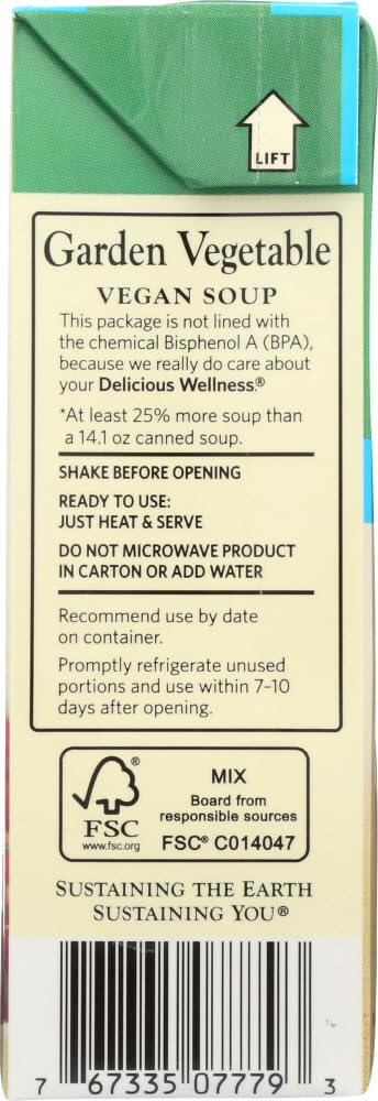 6-17.9 oz. Dr. McDougall's Garden Vegetable Lower Sodium Soup - Case
