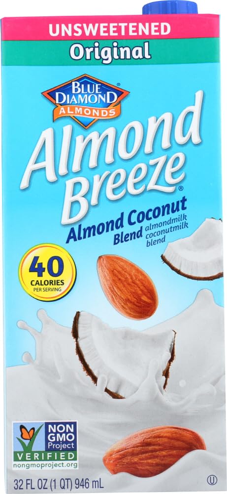 Blue Diamond Growers - Breeze Almond Milk Unsweetened Almond Coconut - 32