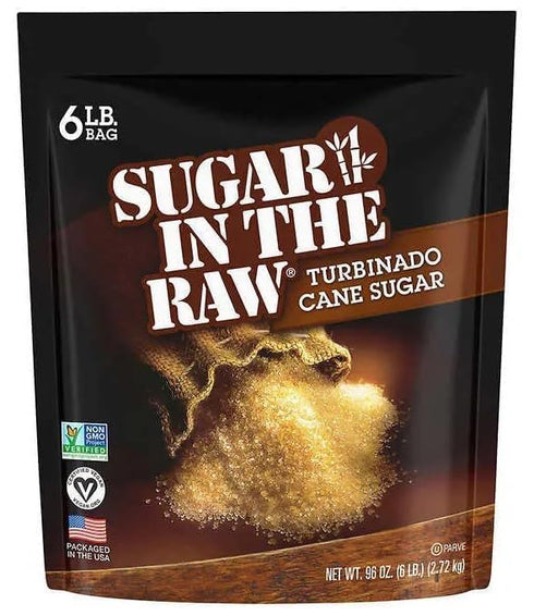 Elesbo 22 Turbinado Cane Sugar, Made Using 100% Natural Pure Cane Sugar, 6 lbs