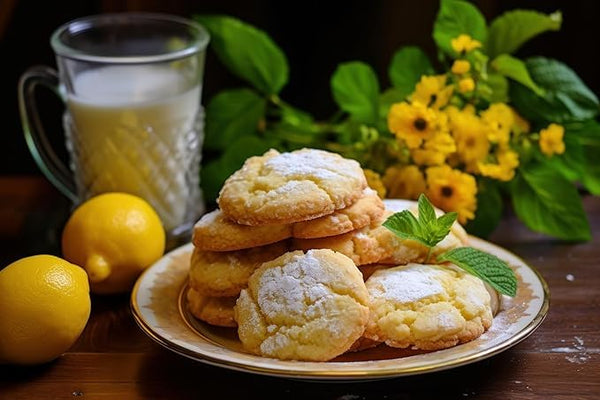 RawJoy Fresh New York City Lemon Sugar Cookies,1 Pound