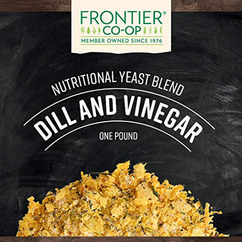 1lb Frontier Co-op Dill and Vinegar Nutritional Yeast Blend