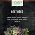 Frontier Co-op Organic Whole Red Clover Blossoms, 0.71 oz - Natural & Versatile for Garnishes & Tea