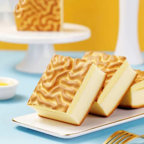 Snacksland 12.7oz(6 Packs) Handmade Tiger Skin Cake to Fragrant, Tender Sweet and Soft, Lactic Acid Bacteria Flavored