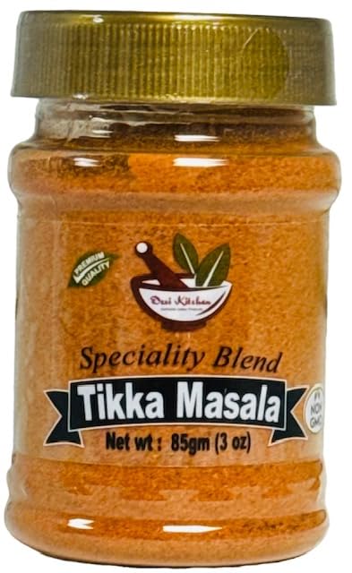 DESI KITCHEN AUTHENTIC INDIAN PRODUCTS Desi Kitchen Tikka Masala 3oz (85gm) | All Natural | Salt Free