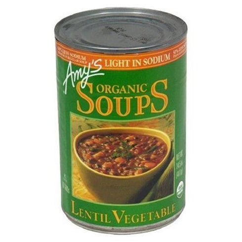 Amy's Organic Lentil Vegetable Soup 14.5 OZ (Pack of 4)