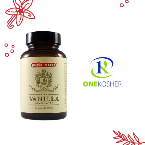 PIEYRO 4 Oz Vanilla Paste | Premium Quality | Bean Seed | Gourmet | Desserts, Food & Drinks | Vanilla Fl