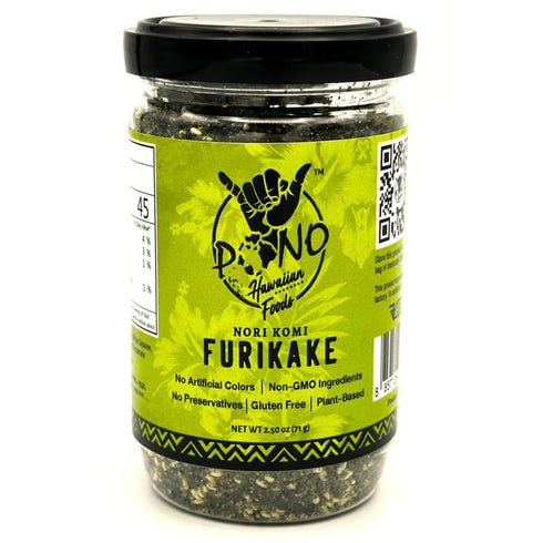 Pono Hawaiian Nori Komi Furikake Rice Seasoning, 2.5 oz - Gluten-Free, Non-GMO