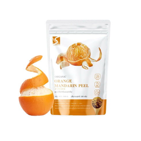 Generic (Pack of 2) Orange Mandarin Peel Powder Bags of Pure Dried Citrus