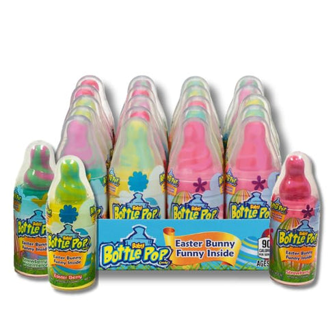 Easter Baby Bottle Pops Candy Variety Strawberry, Strawberry Watermelon & Easter Berry