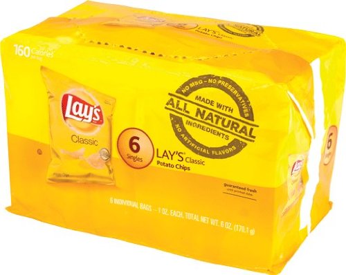 Lay's Classic Potato Chips 6 Bags