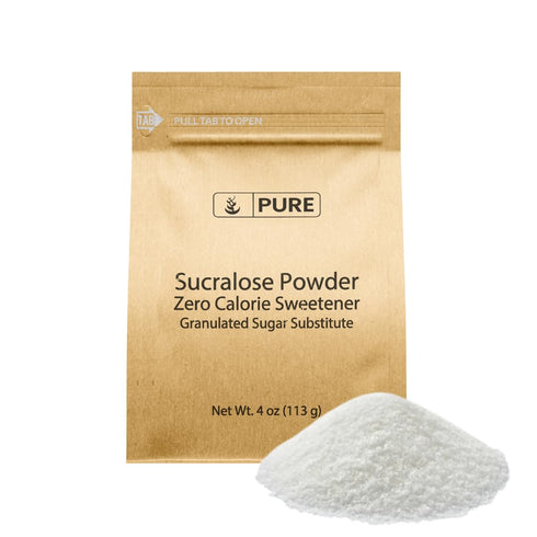 Pure Original Ingredients Sucralose Powder, 4 oz, Zero Calorie Sweetener for Cooking & Baking