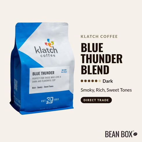 310 Blue Thunder Blend - Roasted by Klatch Coffee - Whole Bean Coffee - Gram Bag