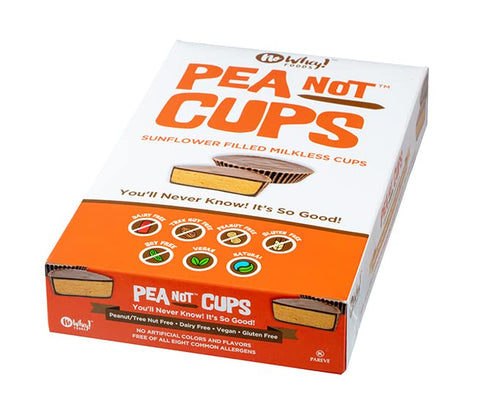 (12 Pack) Vegan, Gluten Free, Nut Free |Large Chocolate PeaNot Butter Cups | Dairy Free, Soy Free, Sesame Free |