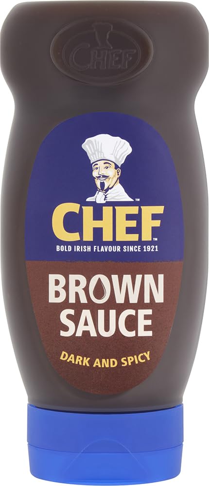 Chef Brown Sauce Squeezy, 485g (17.1 oz)