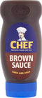 Chef Brown Sauce Squeezy, 485g (17.1 oz)