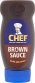 Chef Brown Sauce Squeezy, 485g (17.1 oz)