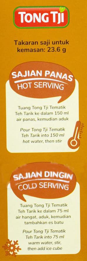Generic 23 (10 Tong Tji Tematik Tarik (Milk Tea), Gram sachets)