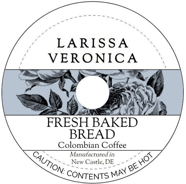Larissa Veronica Fresh Baked Bread Colombian Coffee (Single Serve K-Cup Pods) (Gourmet, Naturally Flavored,