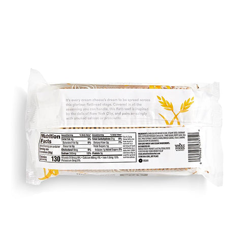 365 6.5 by Whole Foods Market, Everything Flavor Flatbread Crackers, Ounce