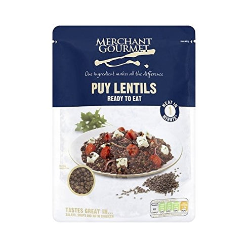 Merchant Gourmet Ready to Eat Puy Lentils 250g - Pack of 2