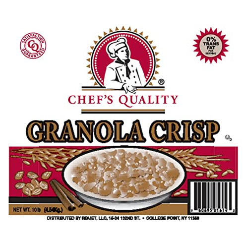 Chef's Quality Crunchy Granola 10 lbs Bag