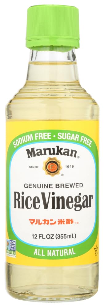 Rice Vinegar, Genuine Brew, 12 oz (pack of 6 )