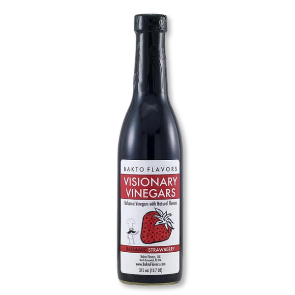 Bakto Flavors Visionary Vinegars - Strawberry - Kosher Balsamic Vinegar with Natural