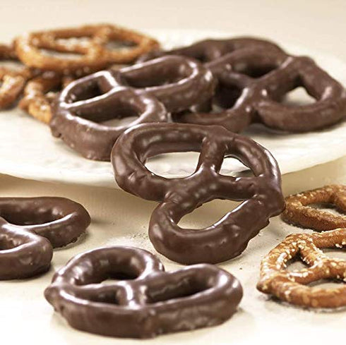 2 Packs 1892 (15 Count, Asher's Chocolates Company, Delicious Chocolate Covered Pretzels, of Sweet and Salty Candies