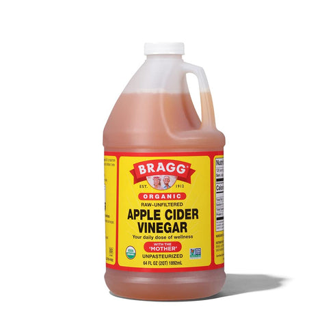 64oz 128oz Bragg Organic Apple Cider Vinegar with the Mother + Bragg Liquid Aminos All-Purpose Seasoning